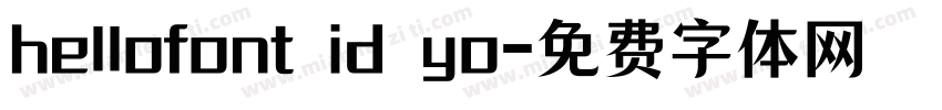 hellofont id yo字体转换